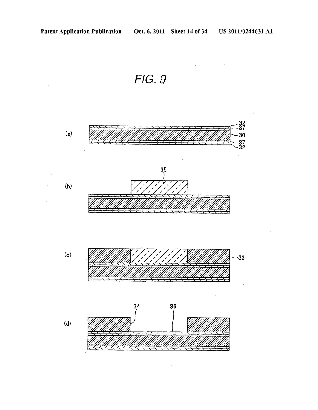 SEMICONDUCTOR DEVICE MANUFACTURING METHOD, SEMICONDUCTOR DEVICE, AND     WIRING BOARD - diagram, schematic, and image 15