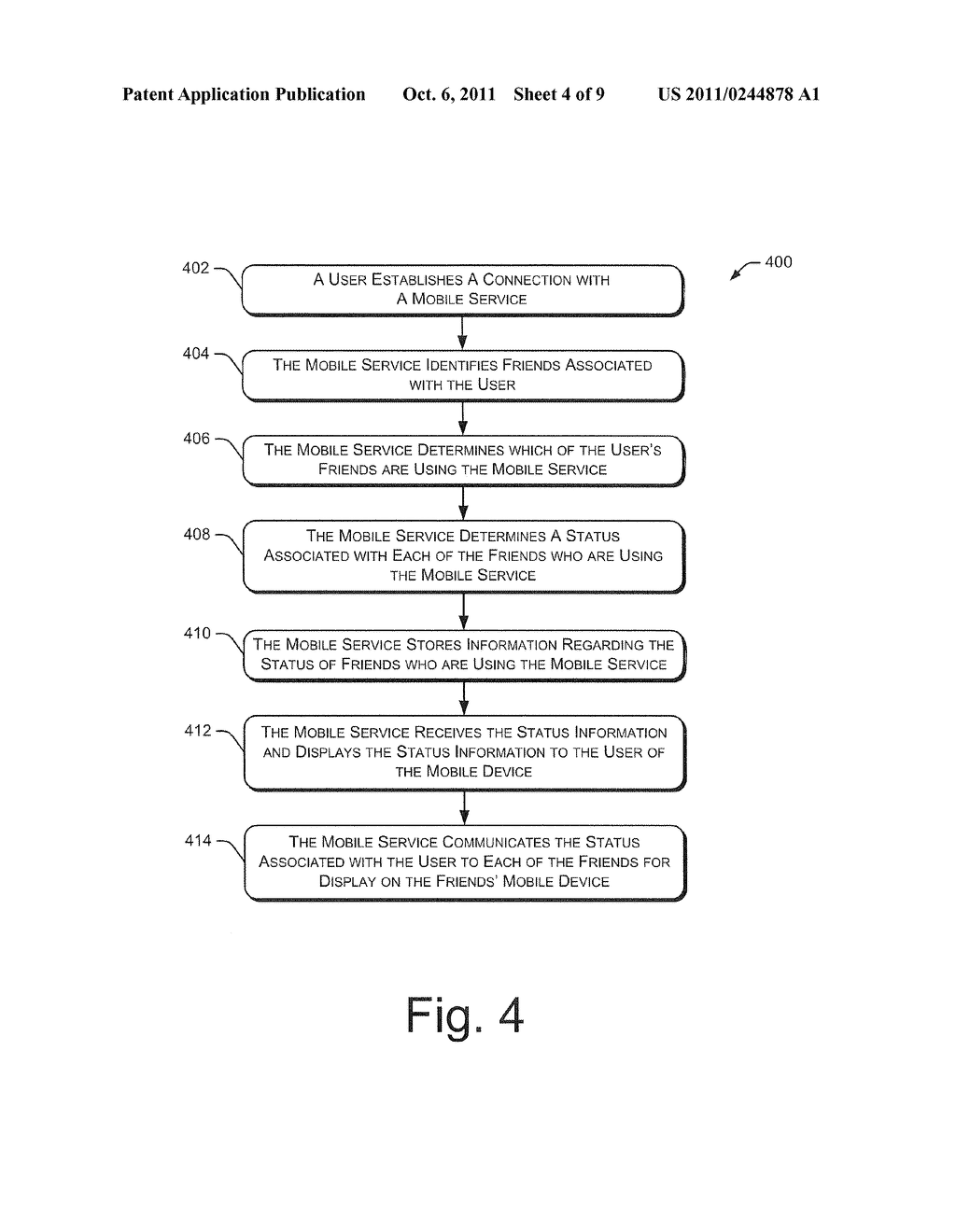 Identifying and Displaying User Status Information - diagram, schematic, and image 05