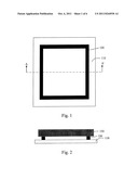 PROTECTIVE GASKET FOR DISPLAY MODULE OF PORTABLE ELECTRONIC DEVICE AND     METHOD FOR ASSEMBLING THE DEVICE diagram and image