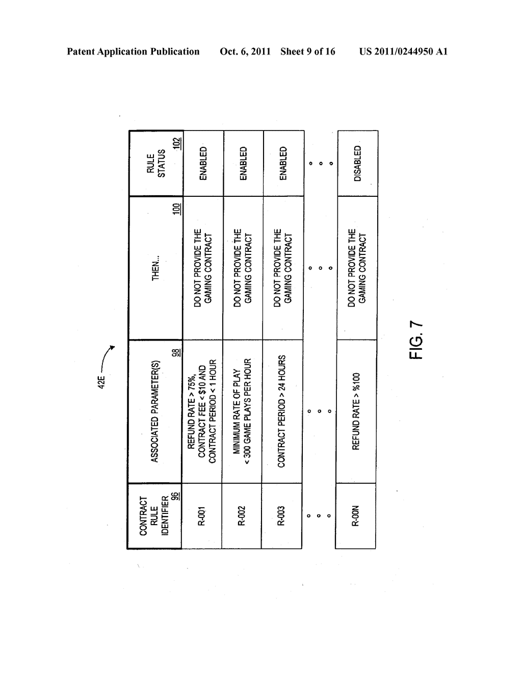 METHOD AND SYSTEM FOR MONITORING GAMING DEVICE PLAY AND DETERMINING     COMPLIANCE STATUS - diagram, schematic, and image 10