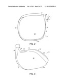 GOLF CLUB ASSEMBLY AND GOLF CLUB WITH AERODYNAMIC FEATURES diagram and image