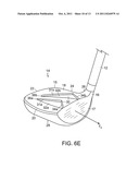 GOLF CLUB ASSEMBLY AND GOLF CLUB WITH AERODYNAMIC FEATURES diagram and image