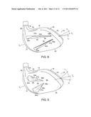 GOLF CLUB ASSEMBLY AND GOLF CLUB WITH AERODYNAMIC FEATURES diagram and image