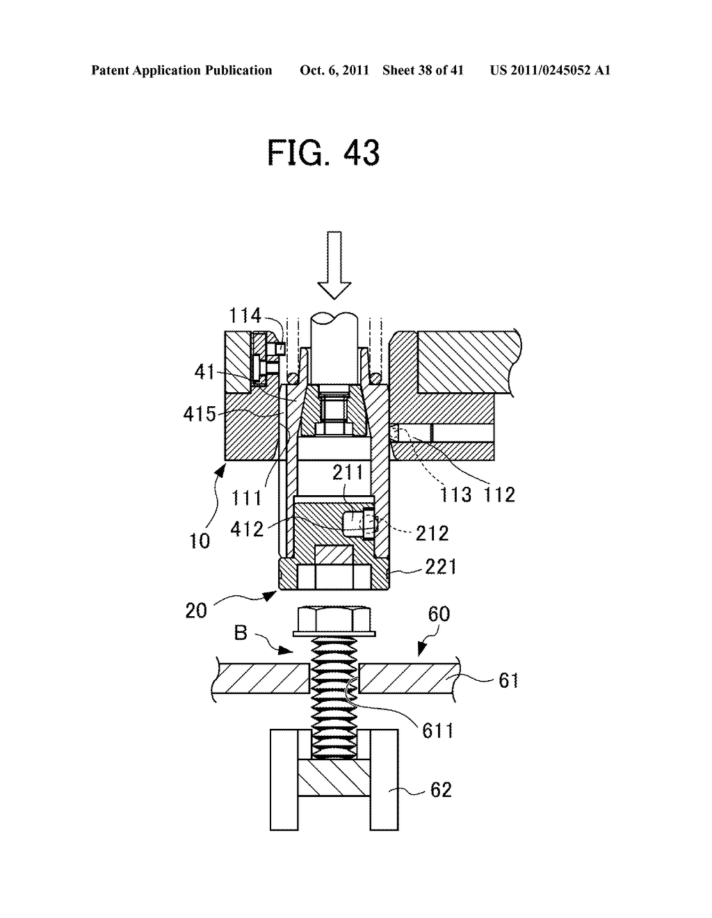FASTENING DEVICE, METHOD OF LOADING FASTENING MEMBER, AND DEVICE FOR     LOADING FASTENING MEMBER - diagram, schematic, and image 39
