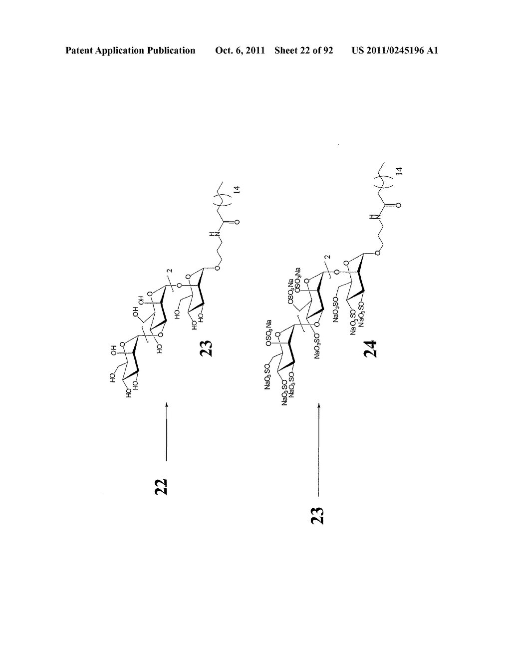 NOVEL SULFATED OLIGOSACCHARIDE DERIVATIVES - diagram, schematic, and image 23