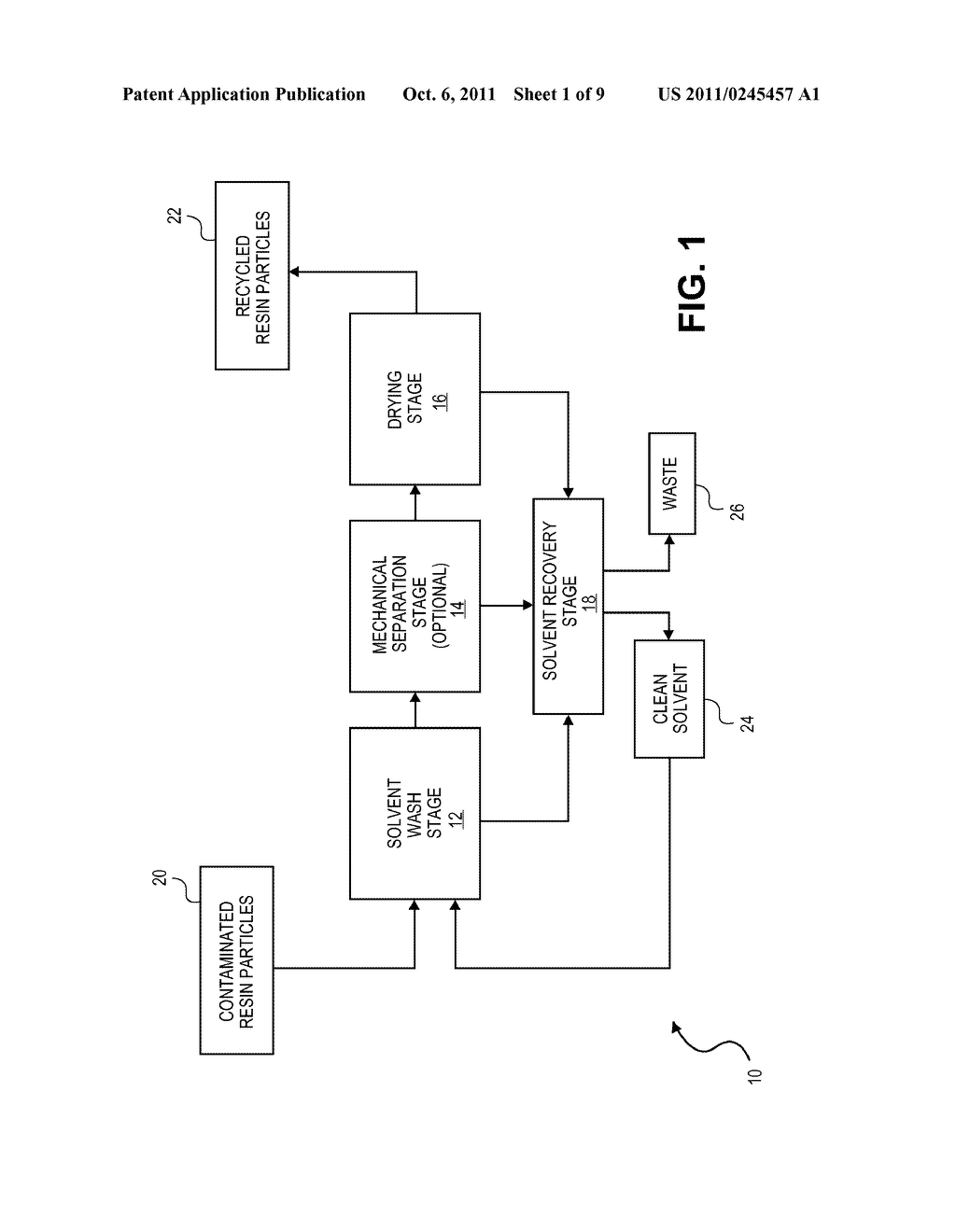 SYSTEM AND METHOD FOR RECYCLING RESIN PARTICLES - diagram, schematic, and image 02