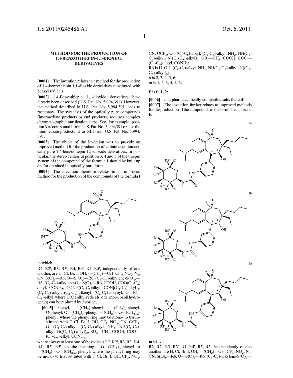 METHOD FOR THE PRODUCTION OF 1,4-BENZOTHIEPIN-1,1-DIOXIDE DERIVATIVES - diagram, schematic, and image 02