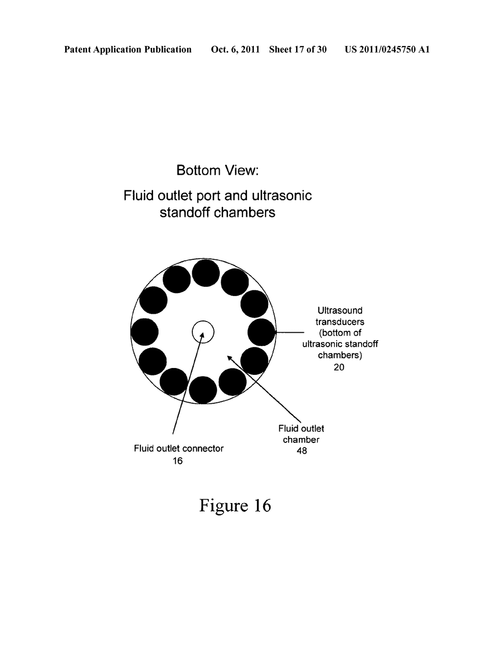 METHOD AND APPARATUS FOR ACOUSTICALLY ENHANCED REMOVAL OF BUBBLES FROM A     FLUID - diagram, schematic, and image 18