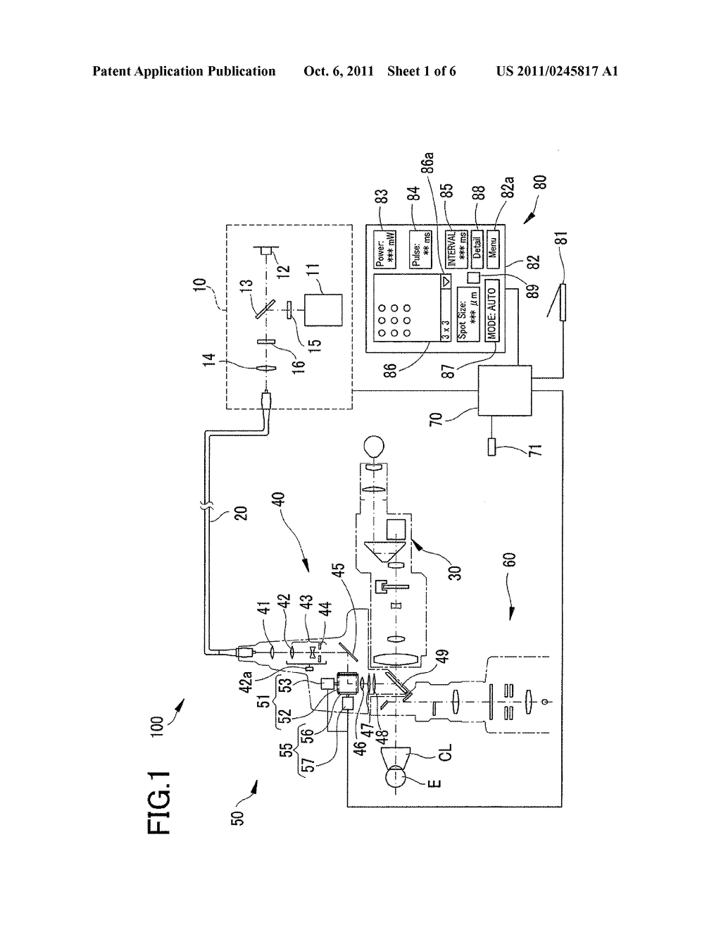 OPHTHALMIC LASER TREATMENT APPARATUS - diagram, schematic, and image 02