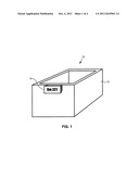 MEDICATION BIN HAVING AN ELECTRONIC DISPLAY AND AN ASSOCIATED METHOD AND     COMPUTER PROGRAM PRODUCT diagram and image