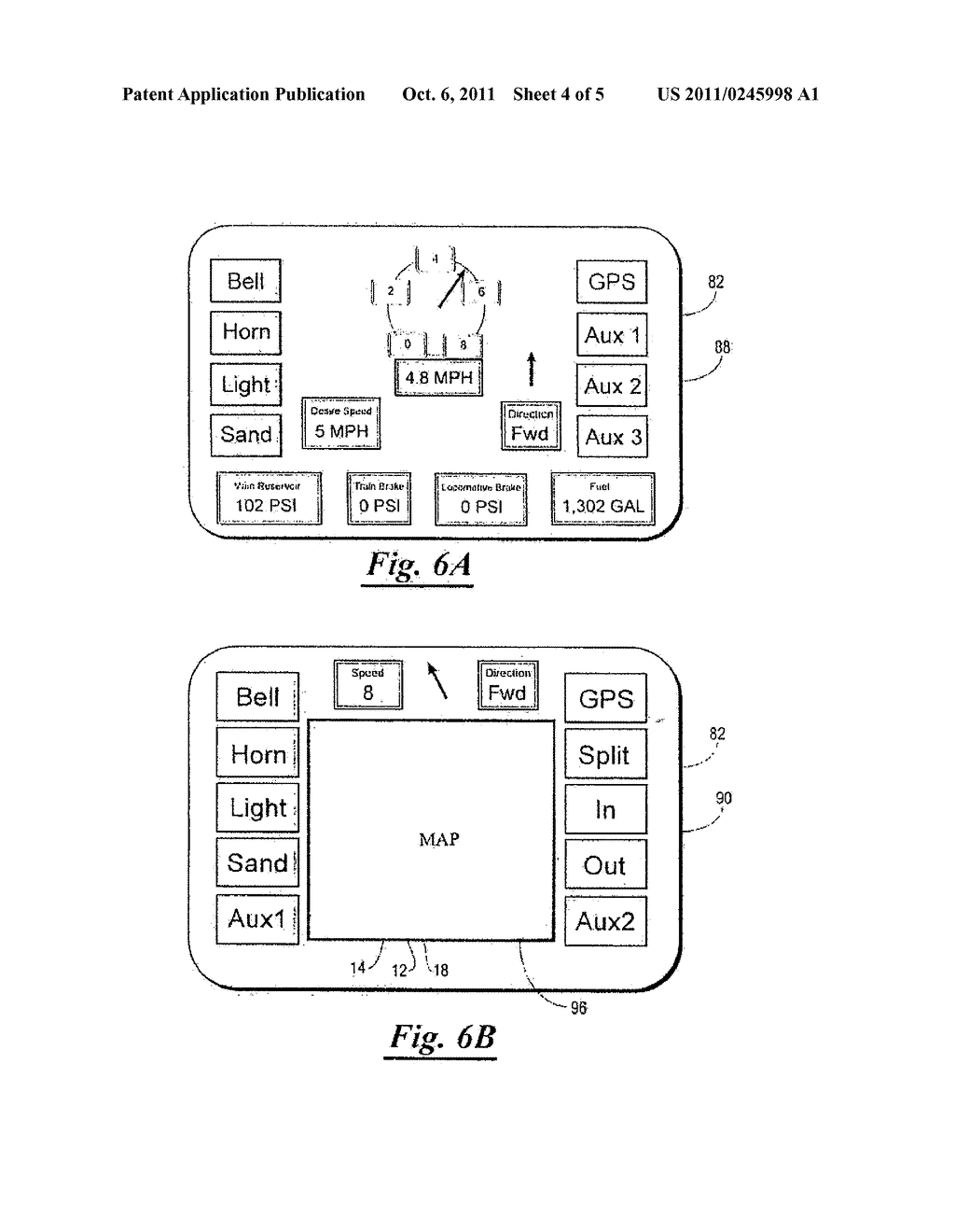 REMOTE CONTROL SYSTEM HAVING A TOUCHSCREEN FOR CONTROLLING A RAILWAY     VEHICLE - diagram, schematic, and image 05