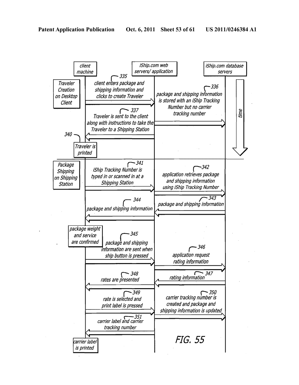 Apparatus, Systems and Methods For Online, Multi-Parcel, Multi-Carrier,     Multi-Service Enterprise Parcel Shipping Management - diagram, schematic, and image 54