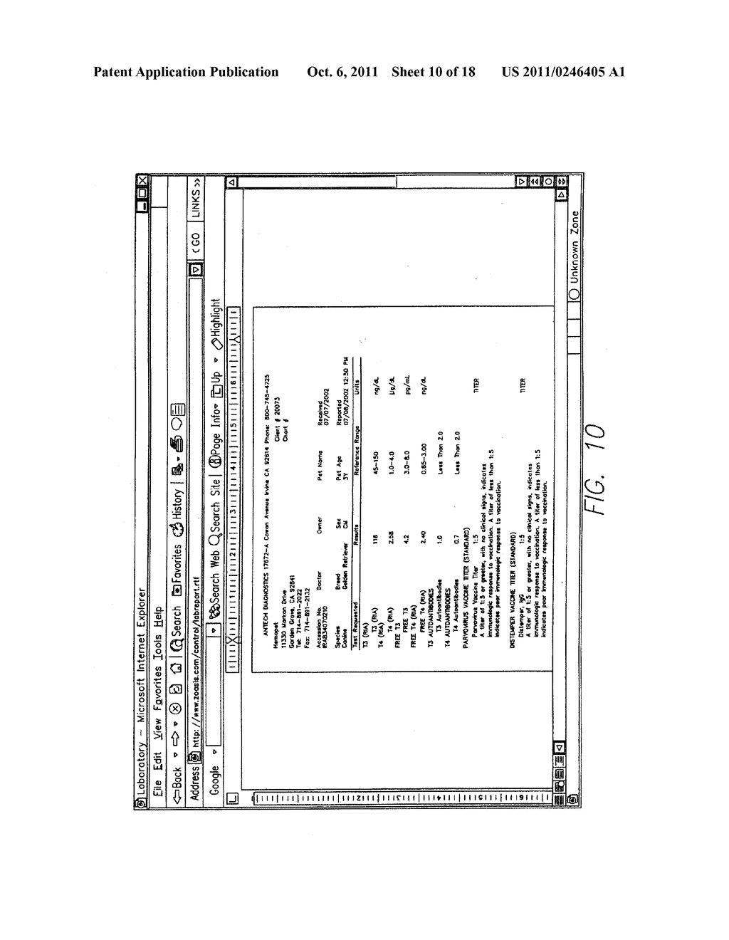 SYSTEM FOR ANIMAL HEALTH DIAGNOSIS - diagram, schematic, and image 11