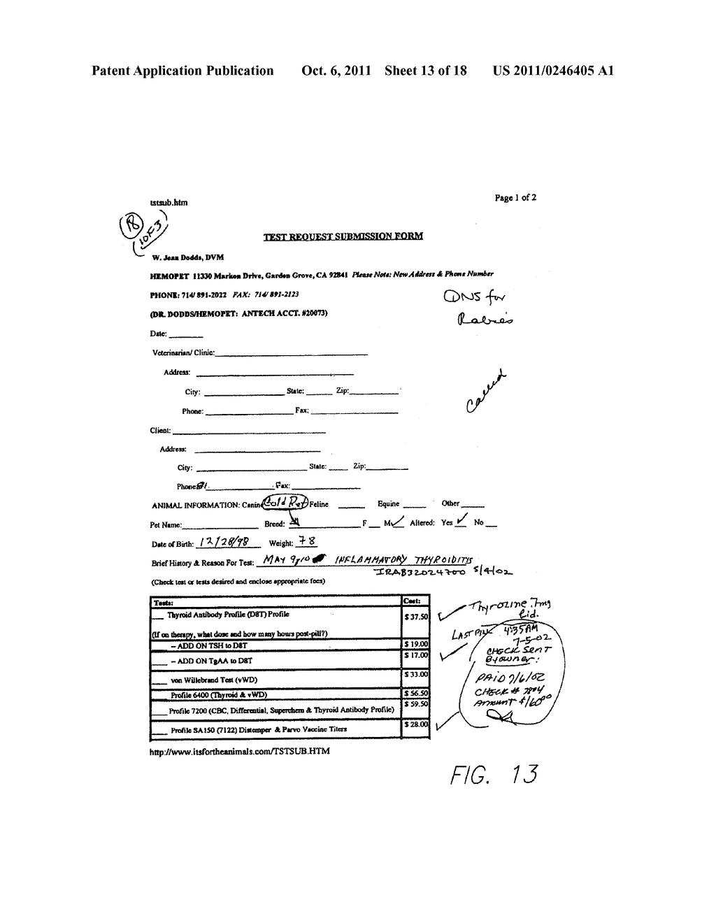 SYSTEM FOR ANIMAL HEALTH DIAGNOSIS - diagram, schematic, and image 14