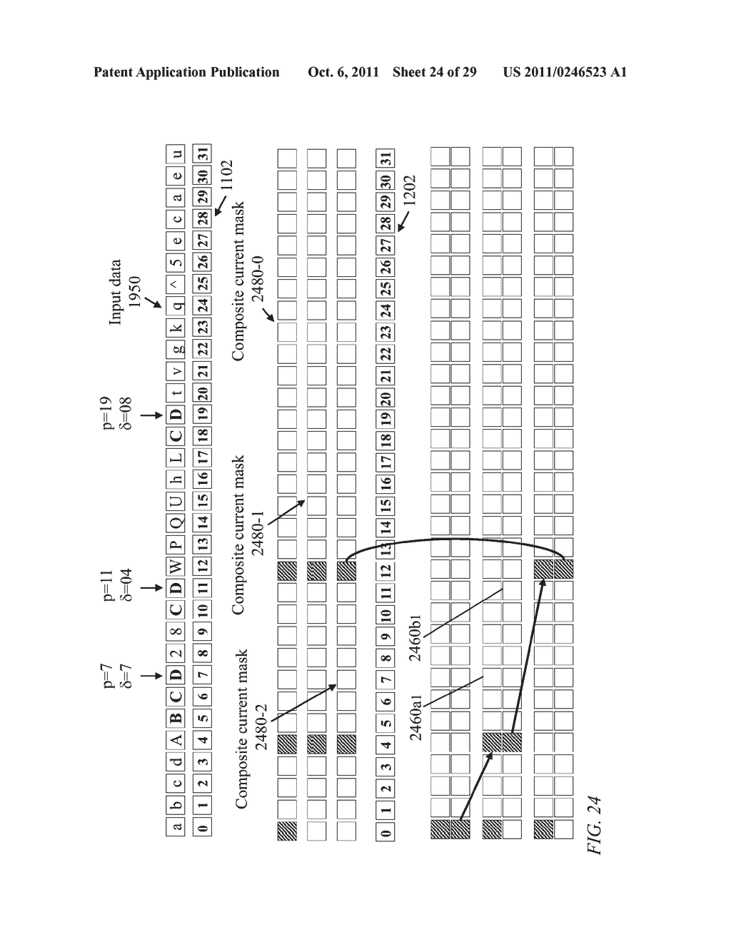 FAST IDENTIFICATION OF COMPLEX STRINGS IN A DATA STREAM - diagram, schematic, and image 25