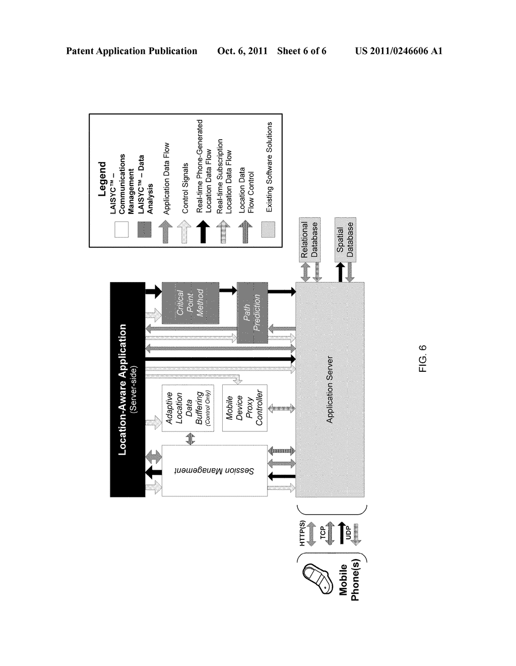 ARCHITECTURE AND TWO-LAYERED PROTOCOL FOR REAL-TIME LOCATION-AWARE     APPLICATIONS - diagram, schematic, and image 07