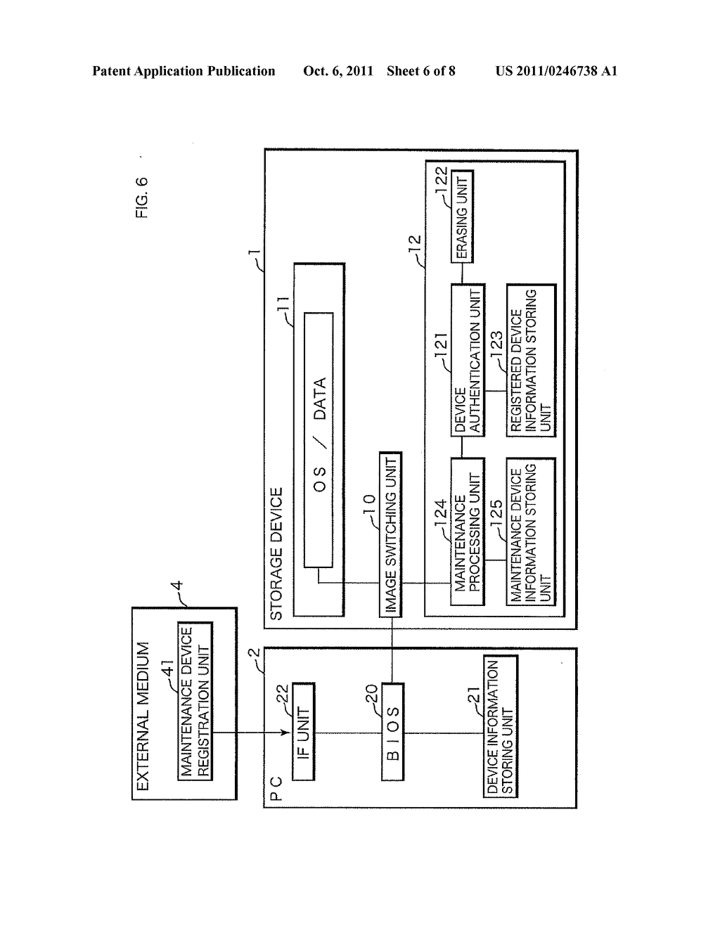 STORAGE DEVICE, DATA PROCESSING DEVICE, REGISTRATION METHOD, AND RECORDING     MEDIUM - diagram, schematic, and image 07