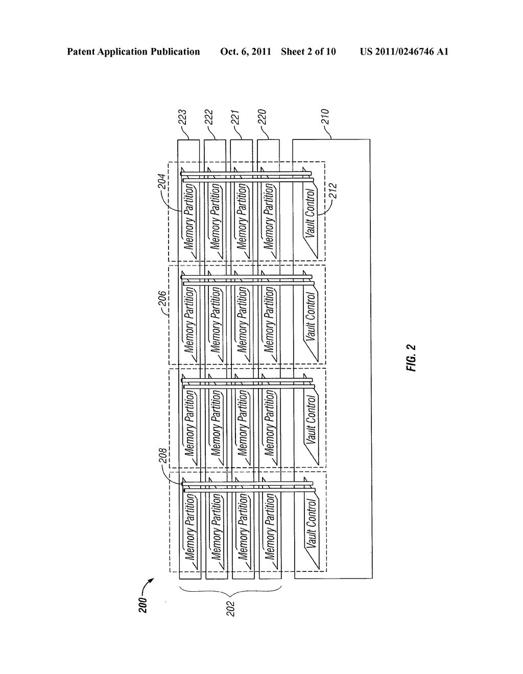 APPARATUSES ENABLING CONCURRENT COMMUNICATION BETWEEN AN INTERFACE DIE AND     A PLURALITY OF DICE STACKS, INTERLEAVED CONDUCTIVE PATHS IN STACKED     DEVICES, AND METHODS FOR FORMING AND OPERATING THE SAME - diagram, schematic, and image 03