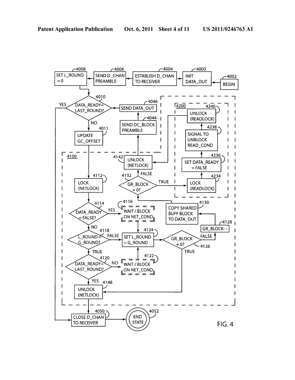 Parallel method, machine, and computer program product for data     transmission and reception over a network - diagram, schematic, and image 05