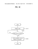 MOBILE TERMINAL AND IMAGE DISPLAY CONTROLLING METHOD THEREOF diagram and image