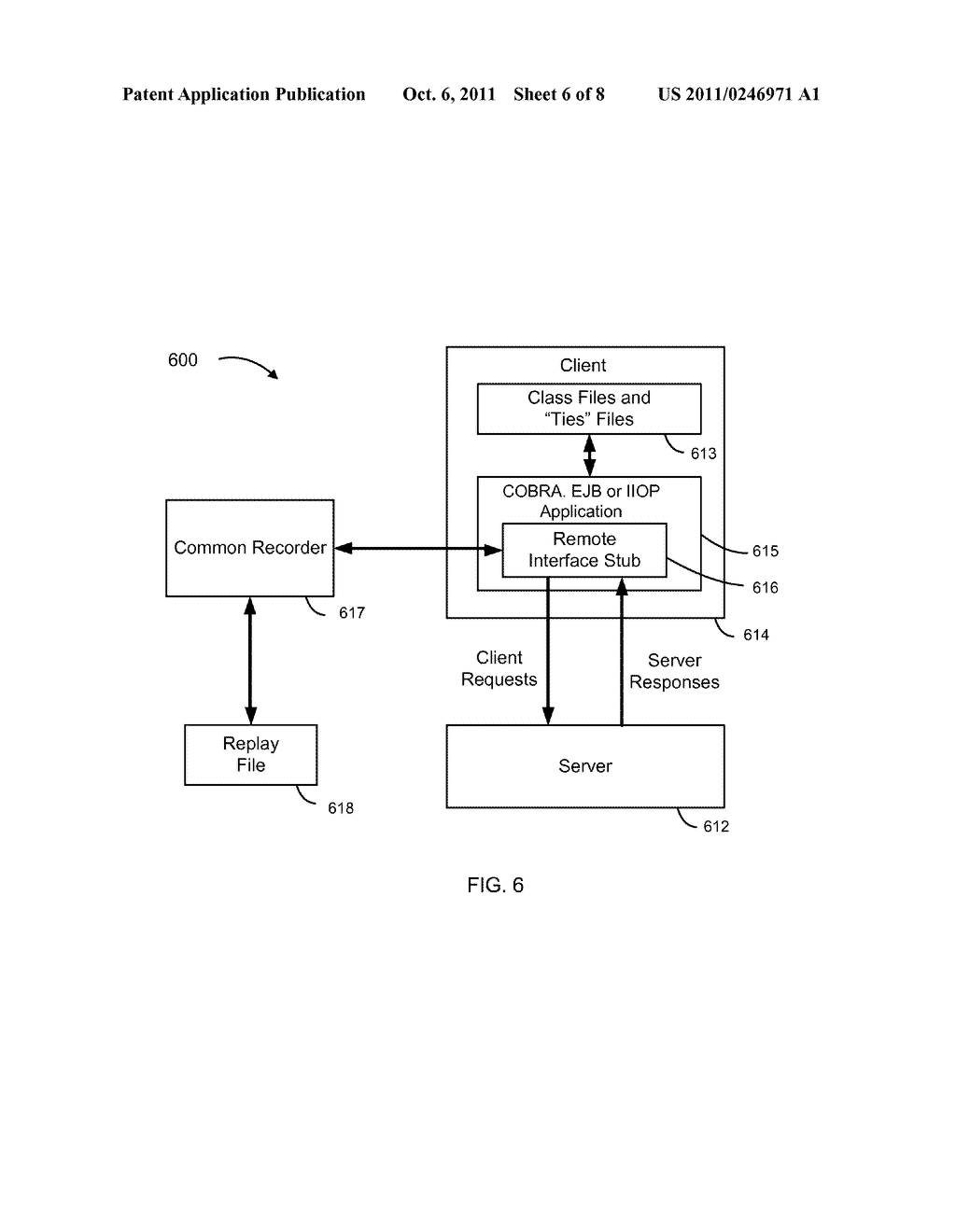 COMMON RECORDING AND REPLAYING PERFORMANCE TEST TOOL FOR A CLIENT-SERVER     ENVIRONMENT - diagram, schematic, and image 07