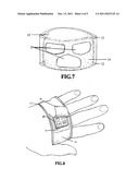 Sweat managing fistband diagram and image