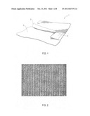 Mat for reducing the disturbance of particulate matter and liquids by wind diagram and image