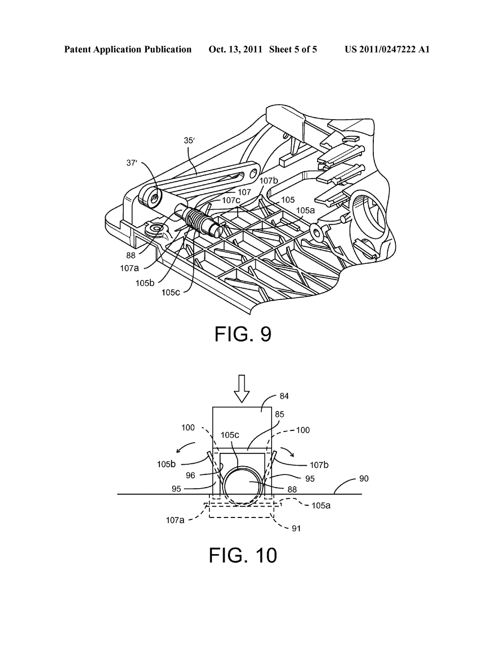 Bevel Adjustment for a Circular Saw - diagram, schematic, and image 06