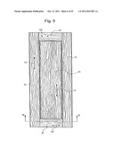 DOOR SKIN, METHOD OF MANUFACTURING A DOOR PRODUCED THEREWITH, AND DOOR     PRODUCED THEREFROM diagram and image