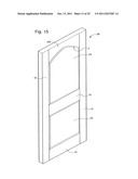 DOOR SKIN, METHOD OF MANUFACTURING A DOOR PRODUCED THEREWITH, AND DOOR     PRODUCED THEREFROM diagram and image