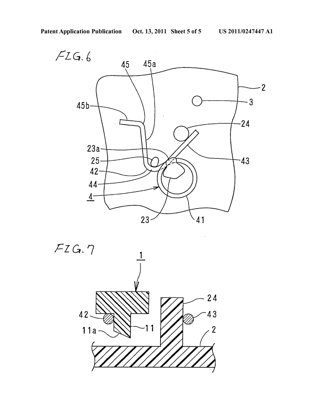 ROTATING LEVER POSITION HOLDING APPARATUS - diagram, schematic, and image 06