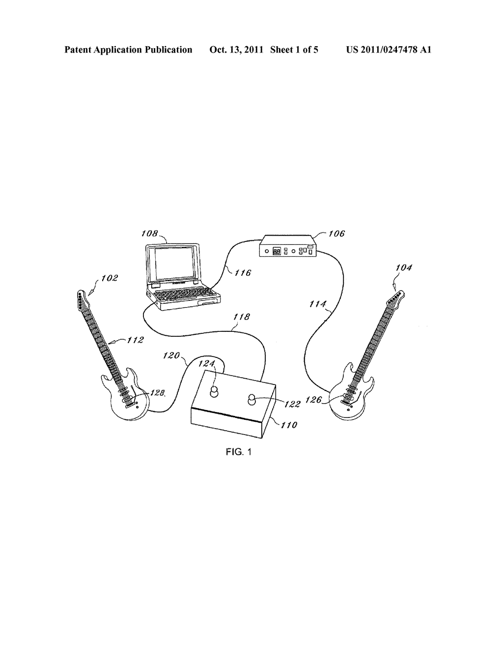 METHODS AND APPARATUS FOR TRANSMITTING FINGER POSITIONS TO STRINGED     INSTRUMENTS HAVING A LIGHT-SYSTEM - diagram, schematic, and image 02