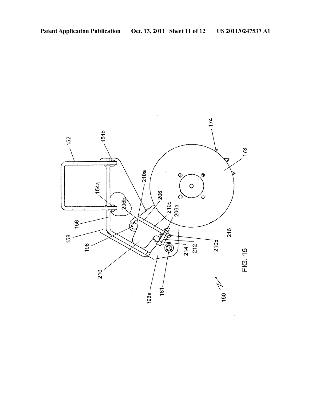 CROP RESIDUE CLEARING DEVICE - diagram, schematic, and image 12