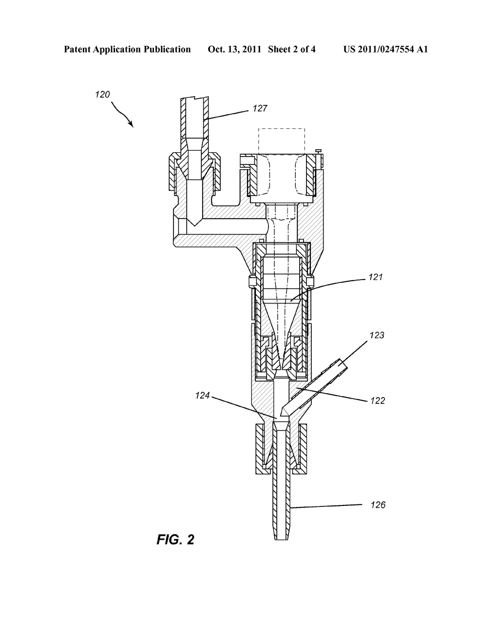 SYSTEM AND APPARATUS FOR PREPPING A SURFACE USING A COATING PARTICLE     ENTRAINED IN A CONTINUOUS OR PULSED WATERJET OR AIRJET - diagram, schematic, and image 03