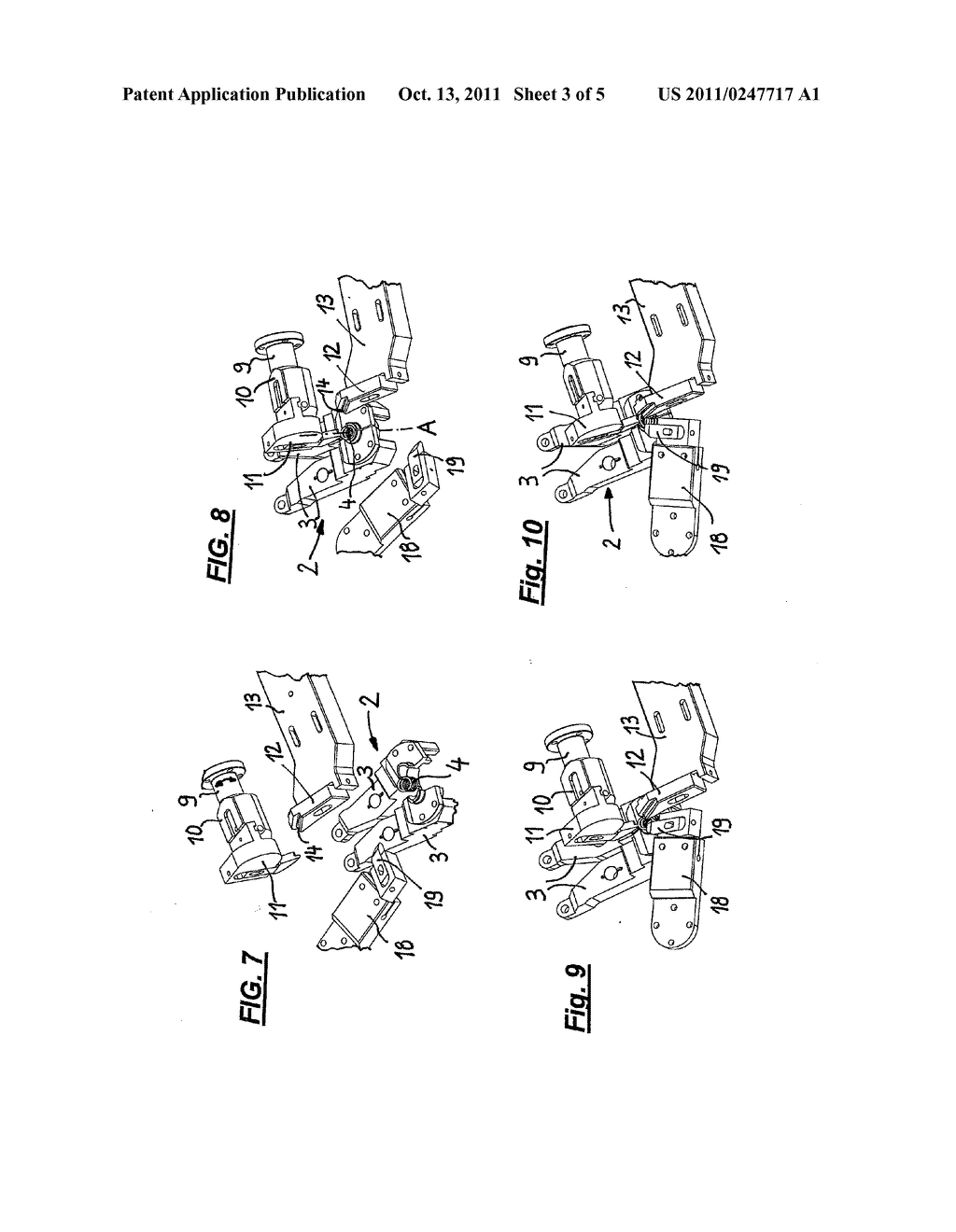 DEVICE FOR PRODUCING A LOOP ON ONE END OF A COIL SPRING - diagram, schematic, and image 04