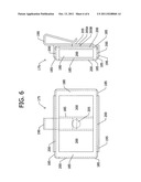 Rotatable mobile device holder for a motor vehicle sun visor diagram and image