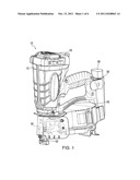 FLANGED FUEL CELL AND LOCATING STRUCTURE FOR COMBUSTION TOOL diagram and image