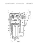 FLANGED FUEL CELL AND LOCATING STRUCTURE FOR COMBUSTION TOOL diagram and image