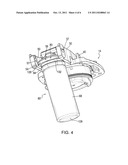 FLANGED FUEL CELL AND LOCATING STRUCTURE FOR COMBUSTION TOOL diagram and image