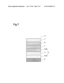 ORGANIC ELECTROLUMINESCENCE ELEMENT diagram and image