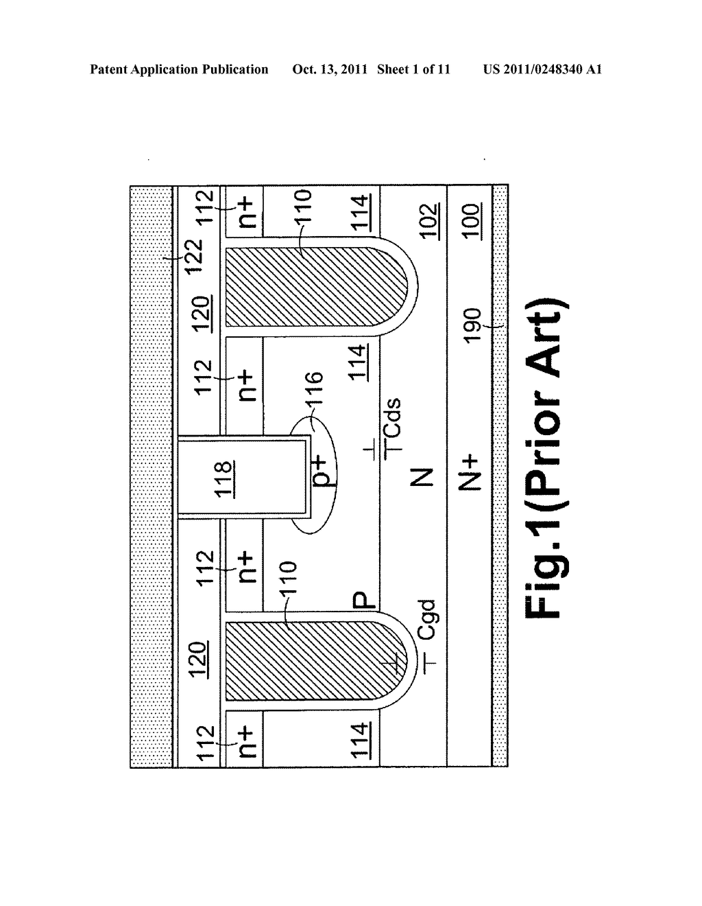 Trench mosfet with body region having concave-arc shape - diagram, schematic, and image 02