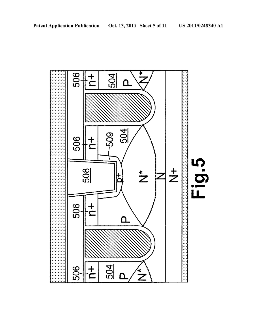 Trench mosfet with body region having concave-arc shape - diagram, schematic, and image 06