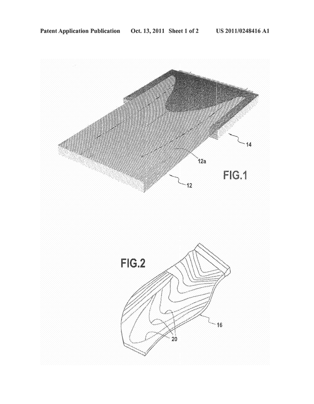 METHOD FOR MANUFACTURING A TURBINE ENGINE VANE - diagram, schematic, and image 02