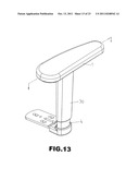 Chair Armrest Assembly Having Adjustable Height diagram and image