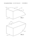 WELD-ON COMPOSITE TOOTH FOR ROLL CRUSHERS HAVING A CHROME CARBIDE BODY     VACUUM BRAZED TO A MILD STEEL BACKING PLATE diagram and image