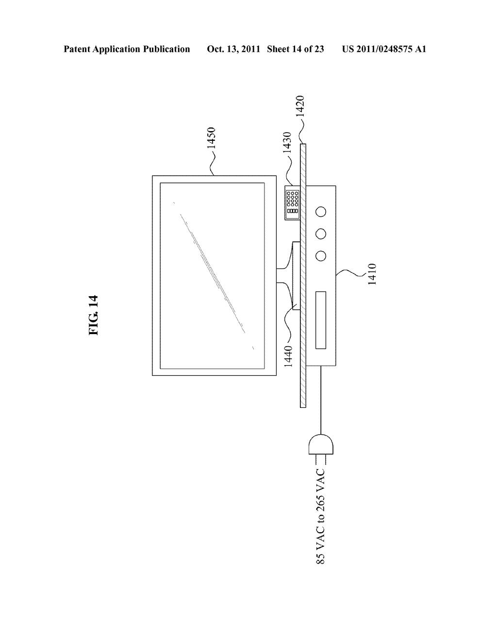 TELEVISION SYSTEM WITH WIRELESS POWER TRANSMISSION FUNCTION, TELEVISION     SET, AND SET-TOP BOX - diagram, schematic, and image 15