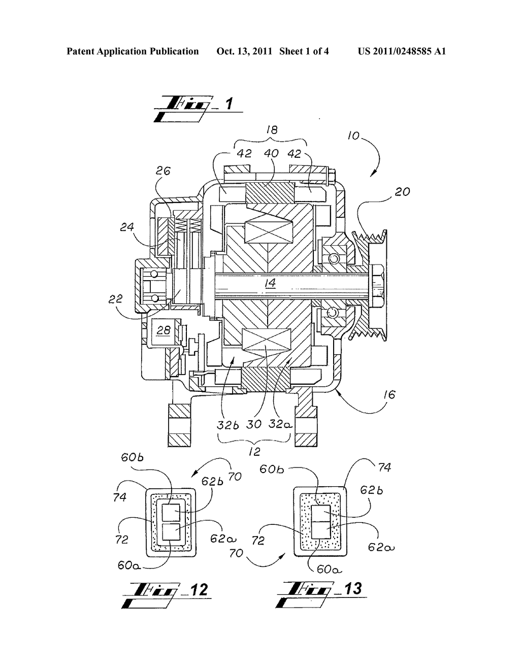 Electric Motor Assemblies and Systems and Methods Associated With Joining     Wires of Electric Motor Assemblies - diagram, schematic, and image 02