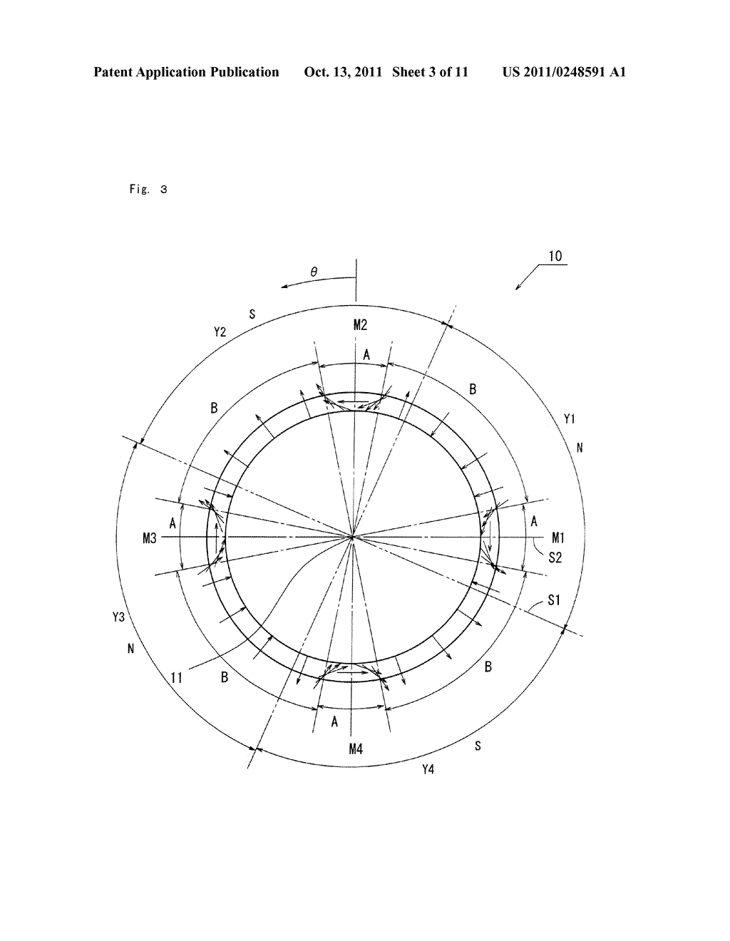 Anisotropic bonded magnet and direct current motor using the same - diagram, schematic, and image 04