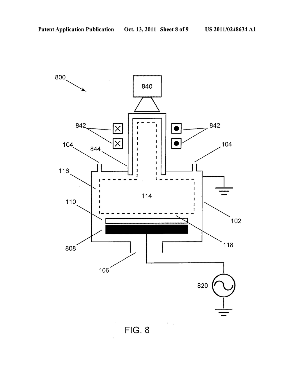 METHOD FOR CONTROLLING ION ENERGY IN RADIO FREQUENCY PLASMAS - diagram, schematic, and image 09