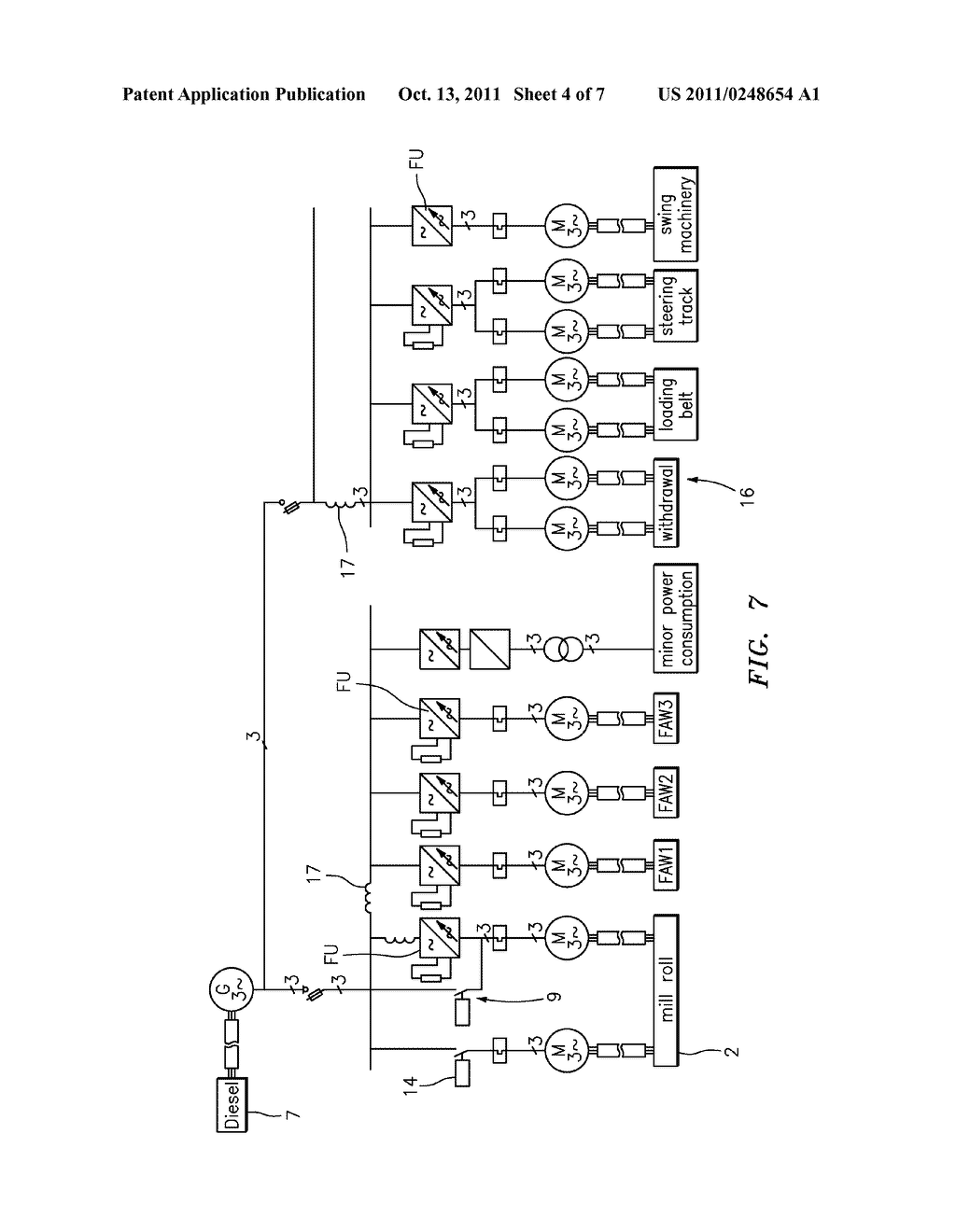 Self-Propelled Working Machine with Electrical Drive System and Processes     for Operating the Same - diagram, schematic, and image 05